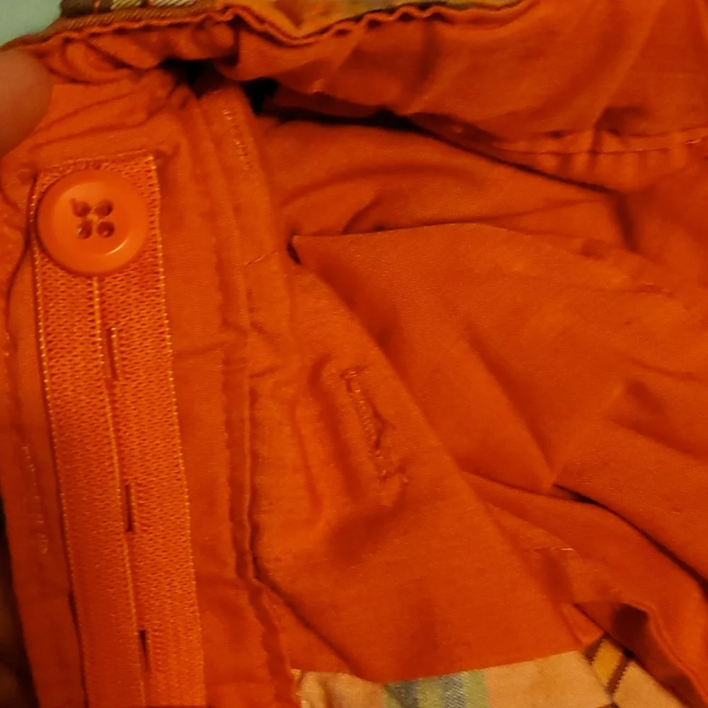 Old‎ Navy Orange Boys Plaid Shorts Size 12